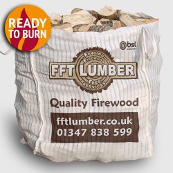 1 bulk bag of hardwood logs